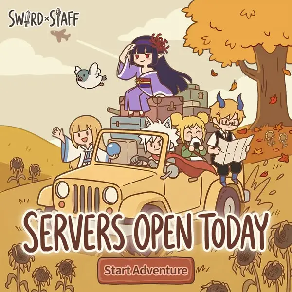 Кадр рекламы Swordxstaff-EN