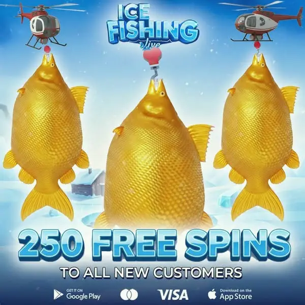 Кадр рекламы ICE Fishing