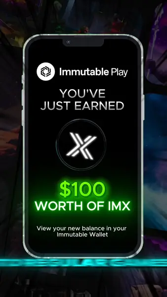Кадр рекламы Immutable Play