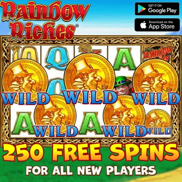 Кадр рекламы Rainbow Riches