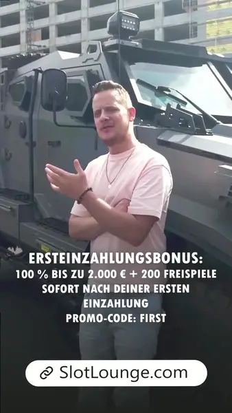 Кадр рекламы SlotLounge Deutschland