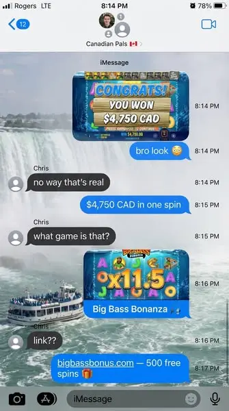 Кадр рекламы Win Reels