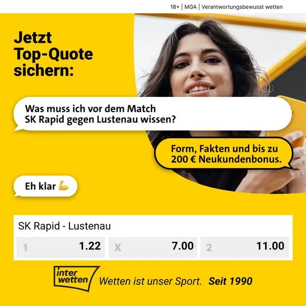 Кадр рекламы Interwetten