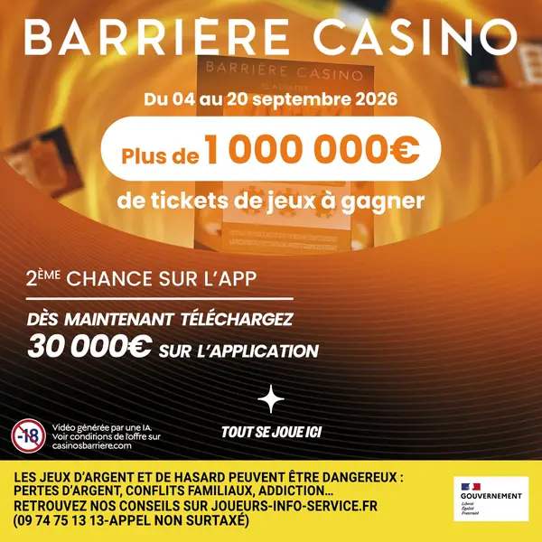 Кадр рекламы Casino Barrière La Baule