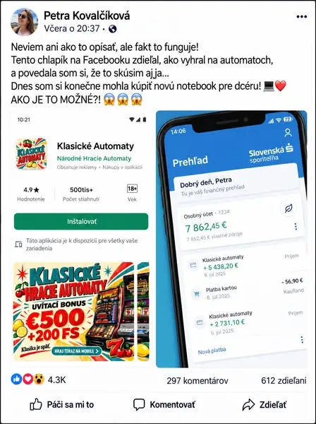 Кадр рекламы Klasické Automaty