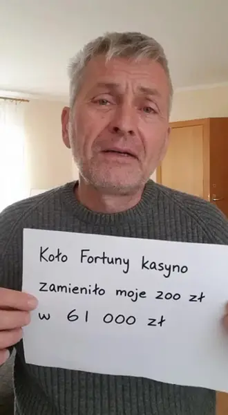 Кадр рекламы Koło Fortuny Kasyno