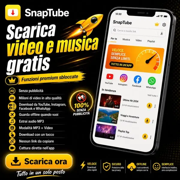 Кадр рекламы Snap-Tube
