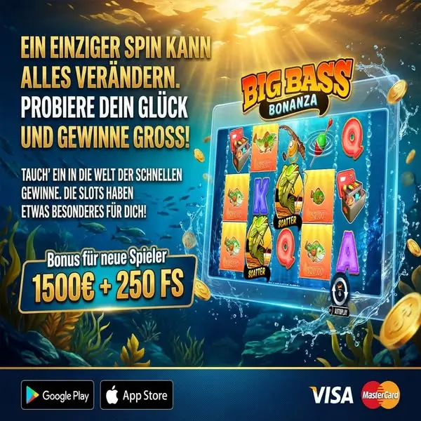 Кадр рекламы Big Bass Bonanza
