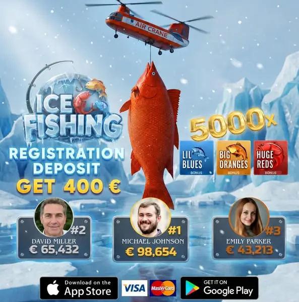 Кадр рекламы Ice Fishing
