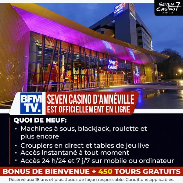 Кадр рекламы Seven Casino d’Amnéville Actualités