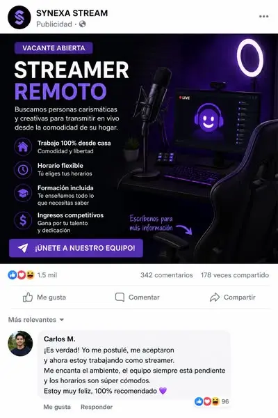 Кадр рекламы Synexa Recruiterr