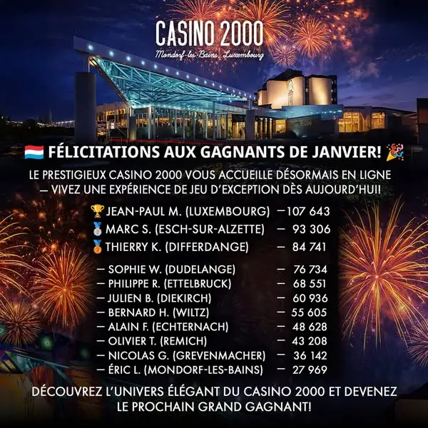 Кадр рекламы Casino 2000