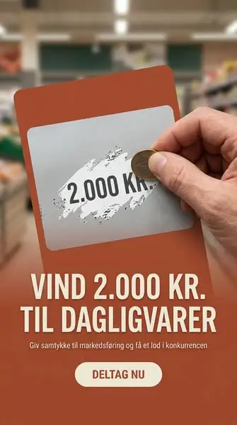 Кадр рекламы Velkomstgaven.dk