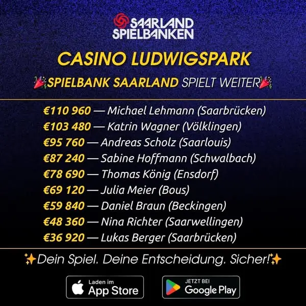 Кадр рекламы Spielbank Germany