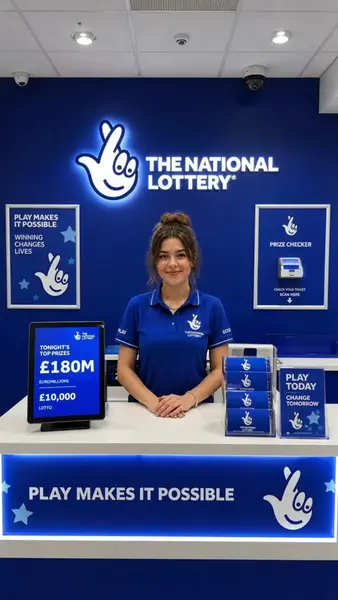 Кадр рекламы Lottery UK