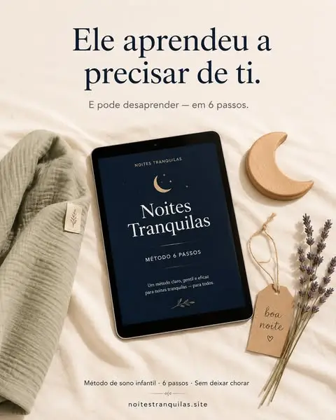Кадр рекламы Noites Tranquilas O Guia Prático