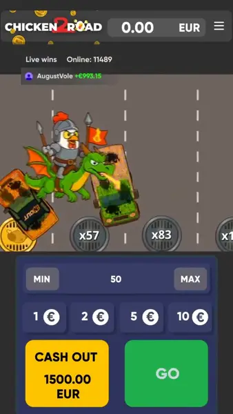 Кадр рекламы Chicken Road