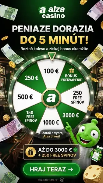 Кадр рекламы Alza Slots