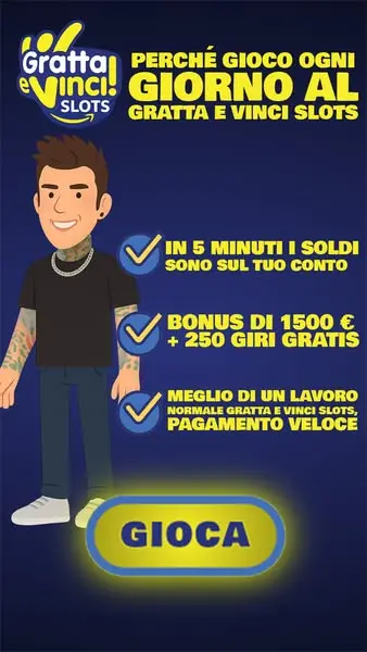 Кадр рекламы Gratta Evinci Slots