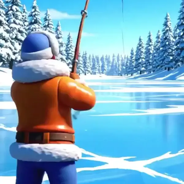 Кадр рекламы Ice Fishing