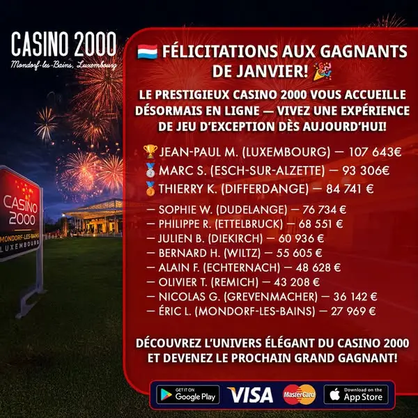 Кадр рекламы Casino 2000