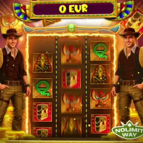 Кадр рекламы Book of Ra