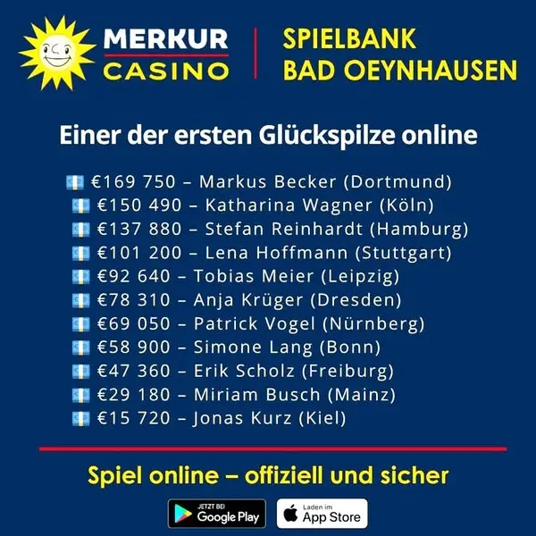 Кадр рекламы Spielbank & Casino Map Deutschland