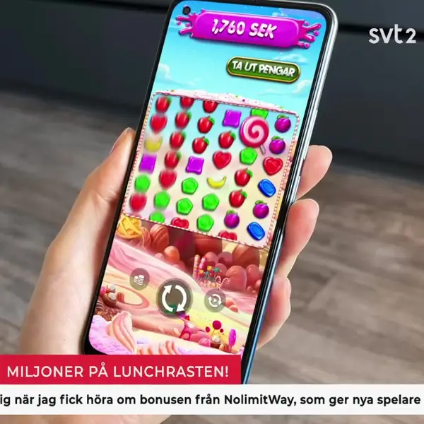 Кадр рекламы Sweet Bonanza