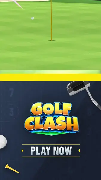 Кадр рекламы Golf Clash