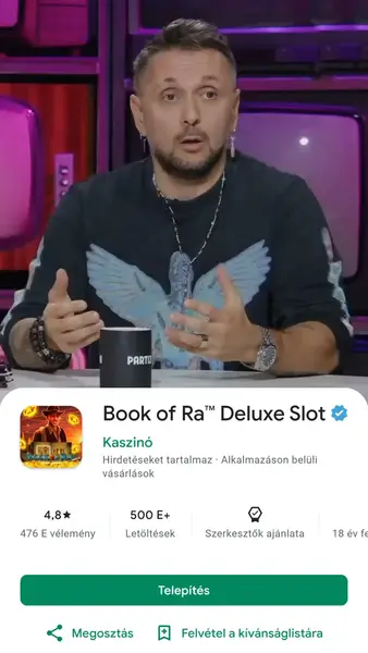 Кадр рекламы Book of Ra