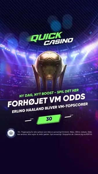 Кадр рекламы Quick Casino Danmark