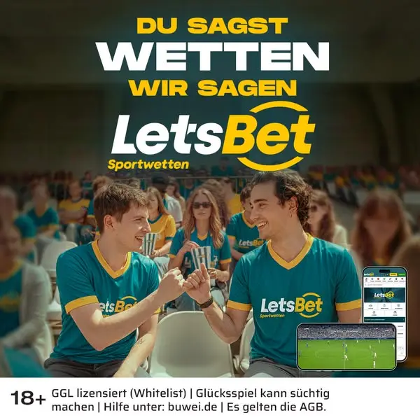 Кадр рекламы LetsBet - Sportwetten