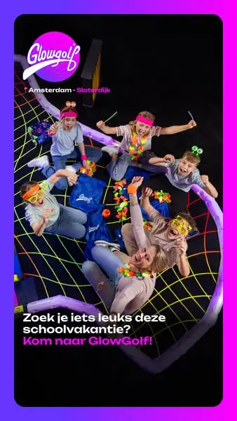 Кадр рекламы GlowGolf Amsterdam Sloterdijk