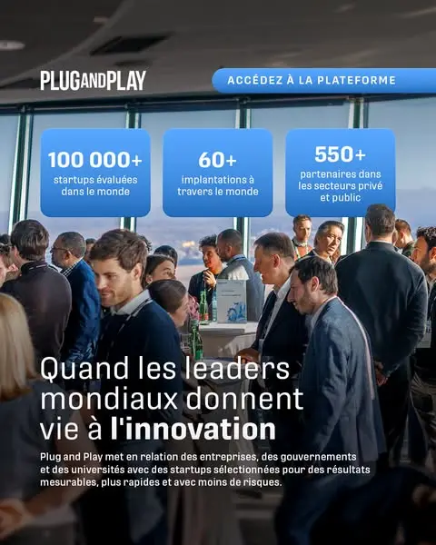 Кадр рекламы Plug and Play Tech Center