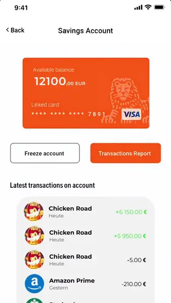 Кадр рекламы Chicken Road x200