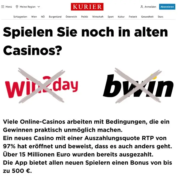 Кадр рекламы Online Casino Hub