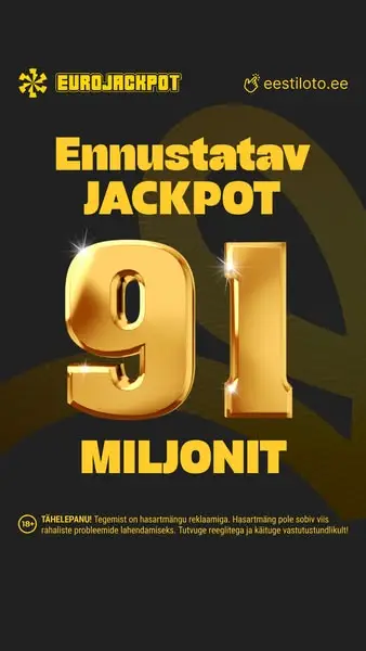 Кадр рекламы Eestiloto.ee