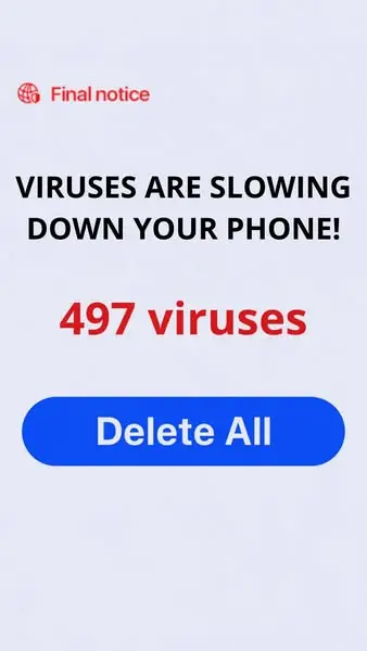 Кадр рекламы Virus Free