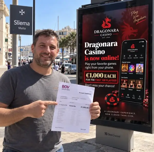 Кадр рекламы Dragonara Casino