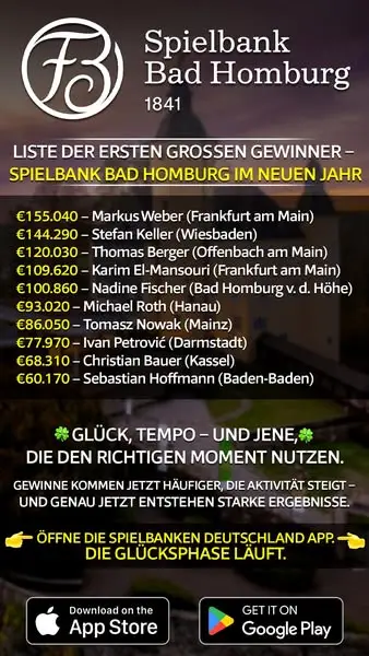 Кадр рекламы Spielbanken Deutschland