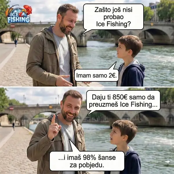 Кадр рекламы Frostbite Anglers