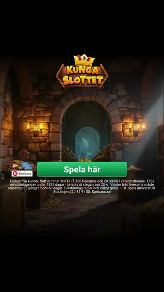 Кадр рекламы Kungaslottet
