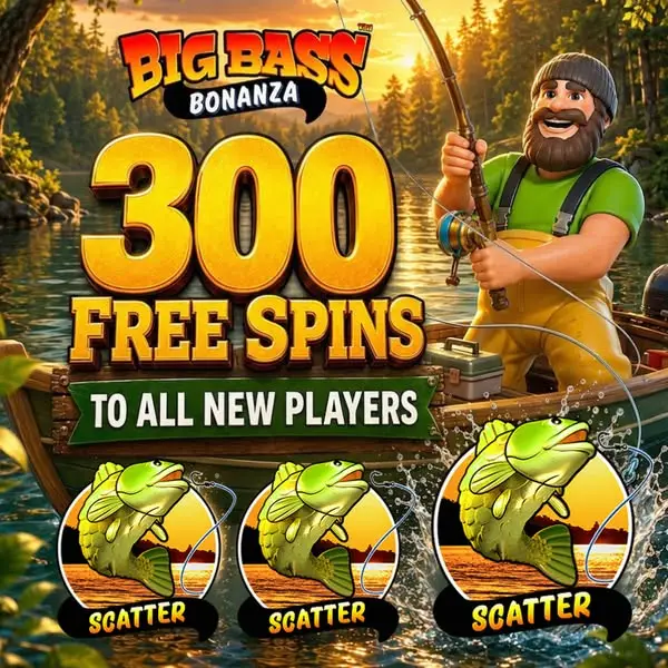 Кадр рекламы Big Bass Slots