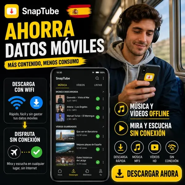 Кадр рекламы Snap-Tube