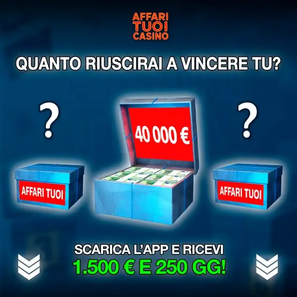 Кадр рекламы Affari Tuoi Casino