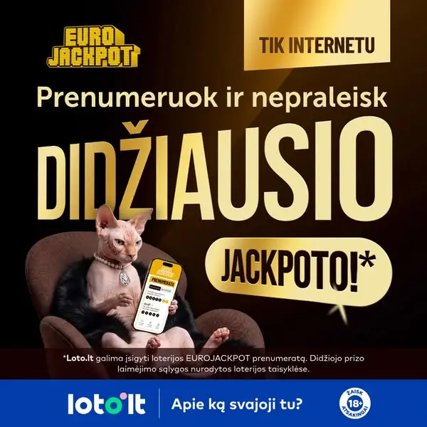 Кадр рекламы Loto.lt