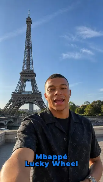 Кадр рекламы Mbappé Lucky Wheel