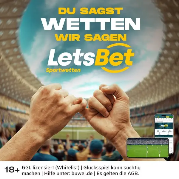 Кадр рекламы LetsBet - Sportwetten