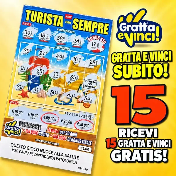 Кадр рекламы Gratta e Vinci