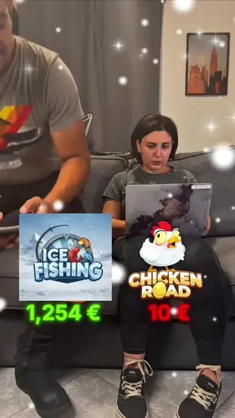 Кадр рекламы Ice Fishing Romania